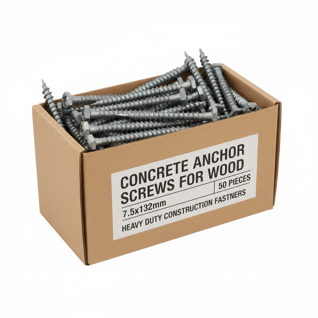 Vruty do betonu 7,5×132 mm – 50 ks